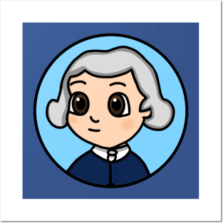 Patriot Portrait - Chibi Joseph Warren (Small Print) Posters and Art